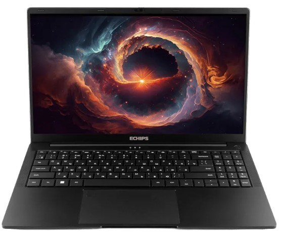 Ноутбук  Echips Fusion 15.6 ", Core i3, 16 Гб RAM, 512 Гб SSD, UHD Graphics, Черный 1234026