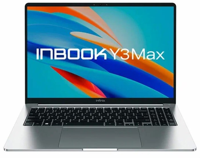 Ноутбук  Infinix Inbook Y3 MAX YL613 16 ", Core i5, 8 Гб RAM, 512 Гб SSD, Iris Xe Graphics, Серебристый 1054742