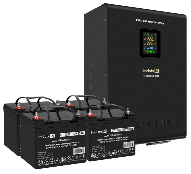 Комплект  Exegate FineSine SX-3000.LCD.AVR.2SH.T 1118460