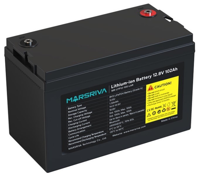 Батарея  Marsriva MR-LFP12-100-LAR 1214191