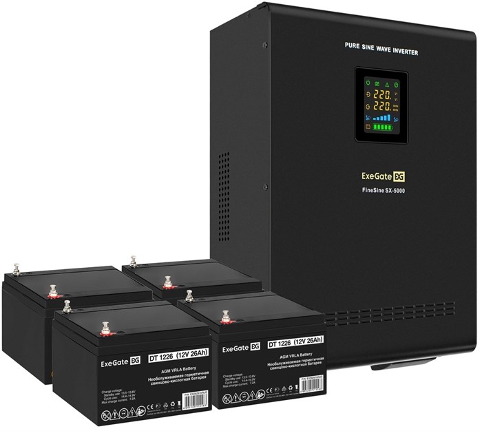 Комплект  Exegate FineSine SX-5000.LCD.AVR.2SH.T 1118477