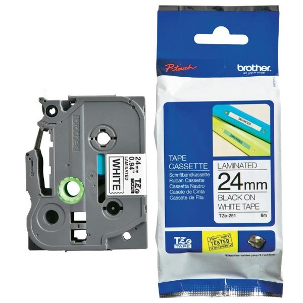 Наклейка ламинированная Brother TZE251 357707