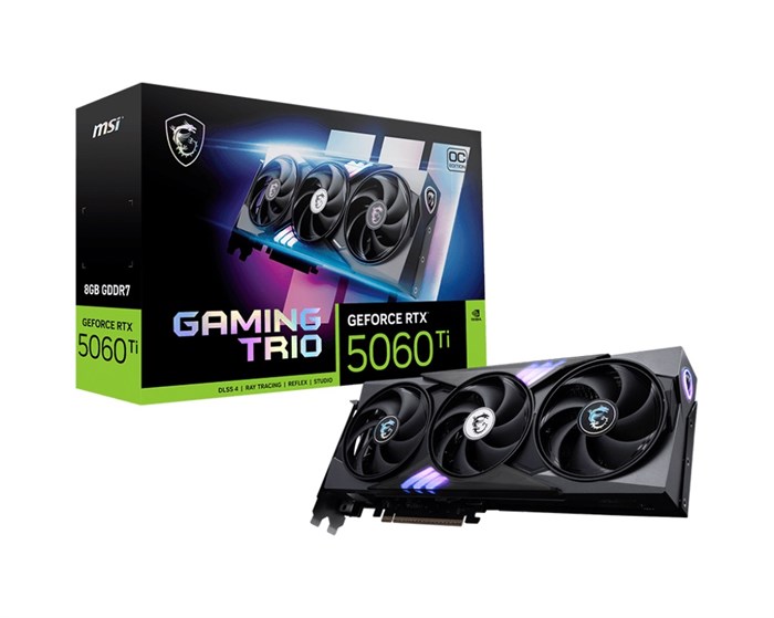 Видеокарта MSI GeForce RTX 5060 TI GAMING TRIO OC (RTX 5060 Ti 8G GAMING TRIO OC) 1213435