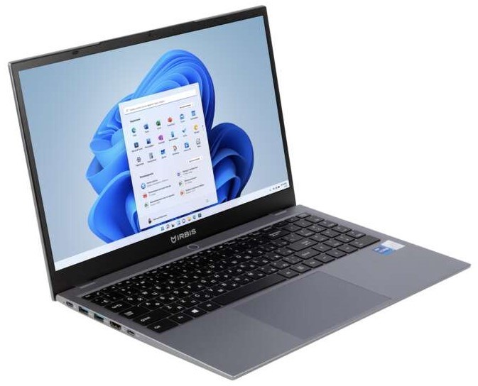 Ноутбук  Irbis 15NBP3512_G2 15.6 ", Core i7, 16 Гб RAM, 512 Гб SSD, Iris Xe Graphics, Серый 1102586
