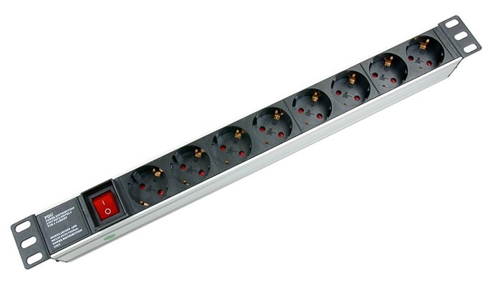Блок розеток 19", 8 розеток Cabeus PDU-8P 513172
