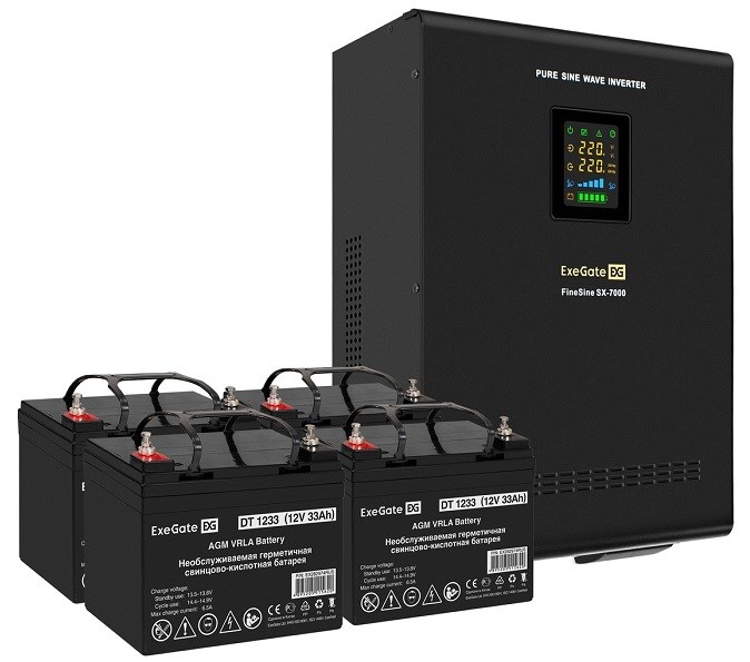 Комплект  Exegate FineSine SX-7000.LCD.AVR.2SH.T 1118499