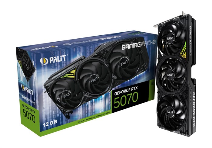 Видеокарта Palit GeForce RTX 5070 GAMING PRO S (NE75070019K9-GB2050U) 1210696