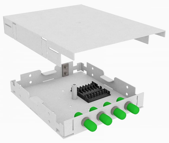 Кросс оптический настенный  TopLAN КРНМ-Top-04ST/A-OS2-GY 649183
