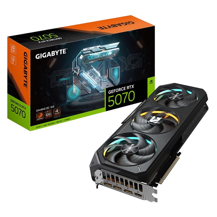 Видеокарта GIGABYTE GeForce RTX 5070 GAMING OC (GV-N5070GAMING OC-12GD) 1187222