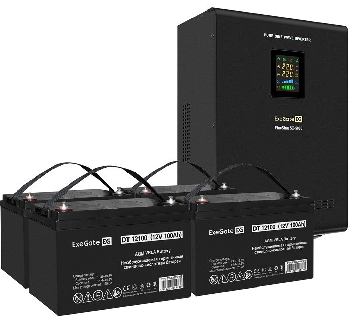 Комплект  Exegate FineSine SX-5000.LCD.AVR.2SH.T 1118472