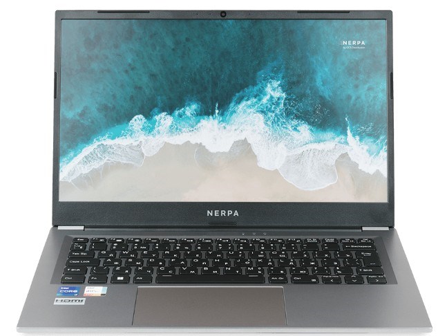Ноутбук  Nerpa Caspica I752-14 14 ", Core i7, 16 Гб RAM, 1 Тб SSD, Iris Xe Graphics, Серый 1195644