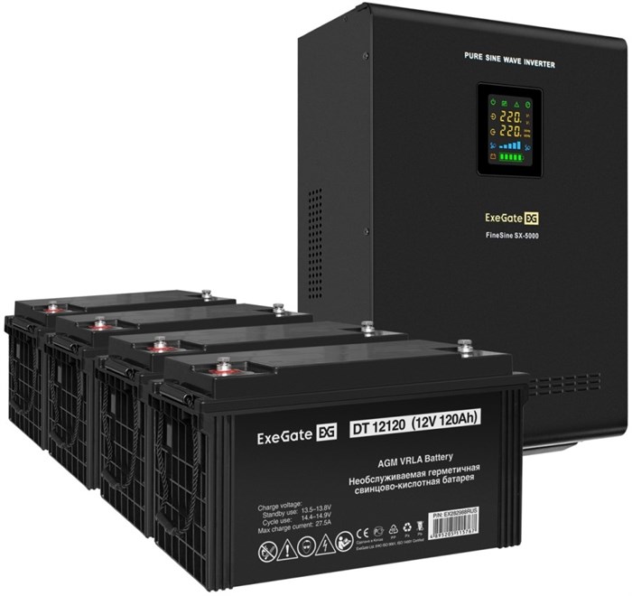 Комплект  Exegate FineSine SX-5000.LCD.AVR.2SH.T 1191593