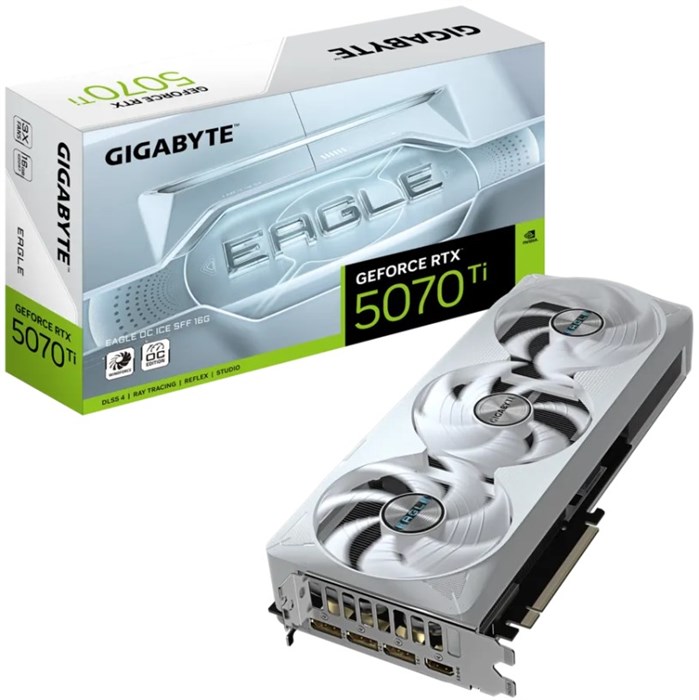 Видеокарта GIGABYTE GeForce RTX 5070 TI EAGLE OC ICE (GV-N507TEAGLEOC ICE-16GD) 1181624