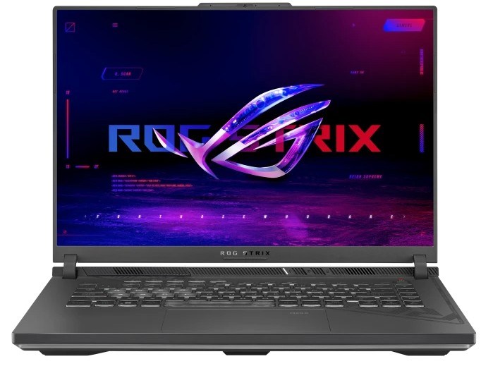 Ноутбук  ASUS ROG Strix G16 G614JU-N3490 16 ", Core i5, 16 Гб RAM, 512 Гб SSD, GeForce RTX 4050, Серый 1207078