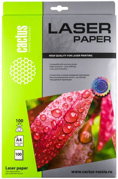 Фотобумага  Cactus CS-LPA4100100 517080