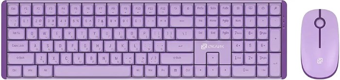 Клавиатура и мышь  Oklick S315W 1112081