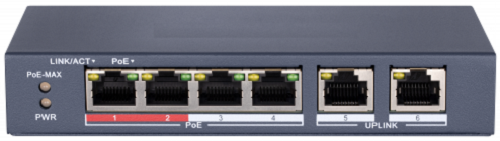 Коммутатор  HiWatch DS-S604P 818787