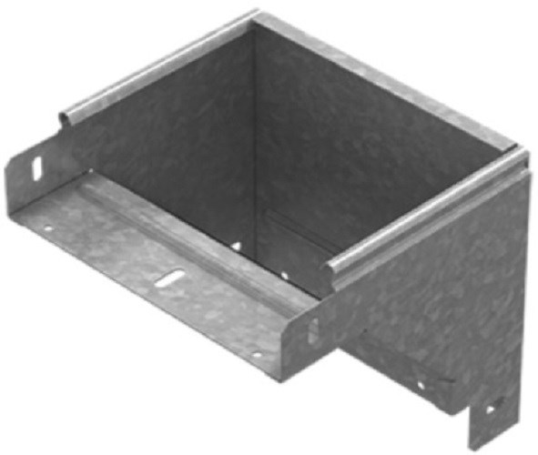 Угол верт. внешний 90°  Ostec ПВН-100х100-1,0-СЦ 914752