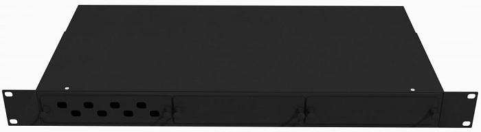 Кросс оптический стоечный  TopLAN КРС-Top-1U-08FC/ST-BK 649106