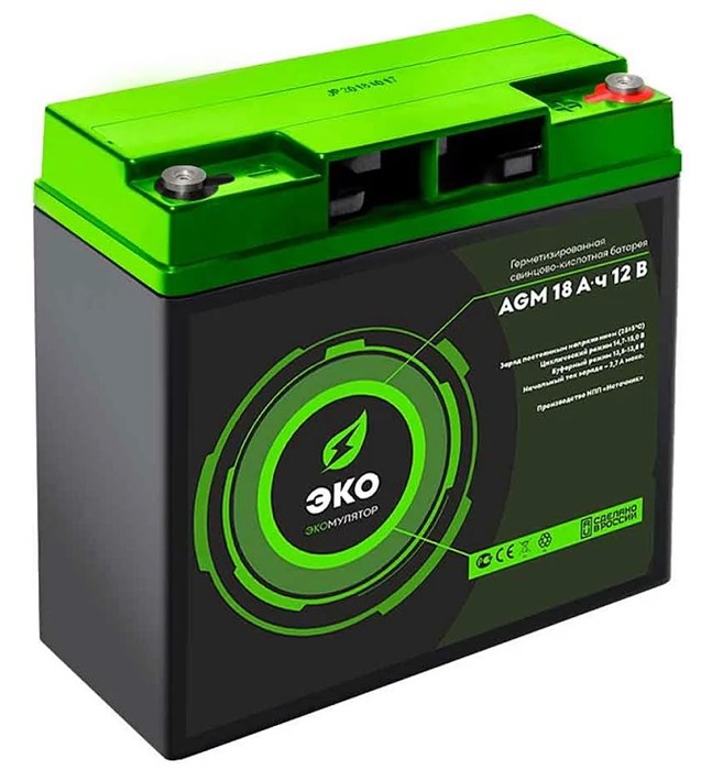 Батарея аккумуляторная  Источник ЭКО ЭКО 12-18 1111492