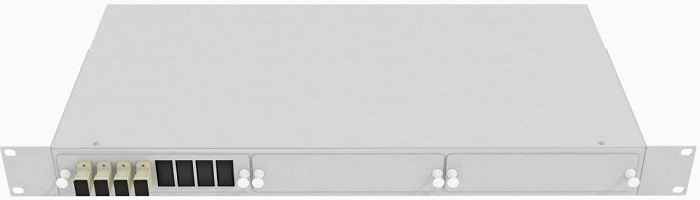 Кросс оптический стоечный  TopLAN КРС-Top-1U-04SC/U-OM2-GY 649054