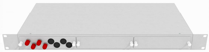 Кросс оптический стоечный  TopLAN КРС-Top-1U-04ST/U-OS2-GY 649059