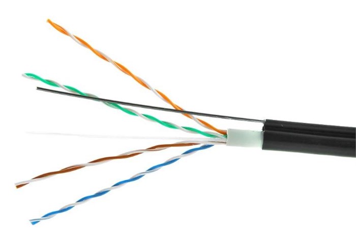 Кабель витая пара U/UTP 5e кат. 4 пары Cablexpert UPC-5051E-4-CU-OUTR/100 1147934