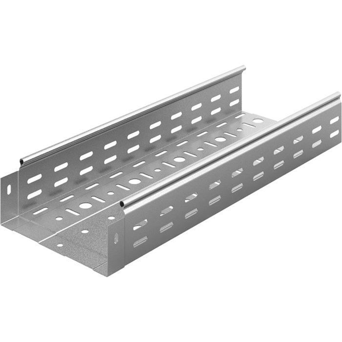 Лоток листовой перфорированный Ostec ЛПМЗТ-200х80х3000-1,0-СЦ 915396