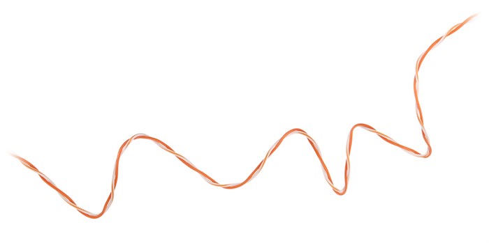 Кабель витая пара U/UTP 1 кросс-пара NIKOLAN NKL 1125-OR 396678