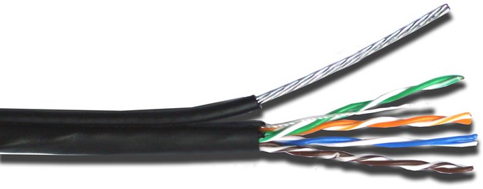 Кабель витая пара U/UTP 5e кат. 4 пары TopLAN TOP-5EUTP4PR-OUT-TR 524144