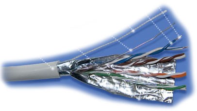 Кабель витая пара F/UTP 5e кат. 4 пары TopLAN TOP-5EFTP4PR-OUT-TR 524138