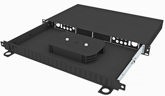 Кросс оптический стоечный  TopLAN КРСв-Top-1U-06DSC/QLC-BK 649167