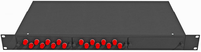 Кросс оптический стоечный  TopLAN КРС-Top-1U-16FC/U-OS2-BK 648994