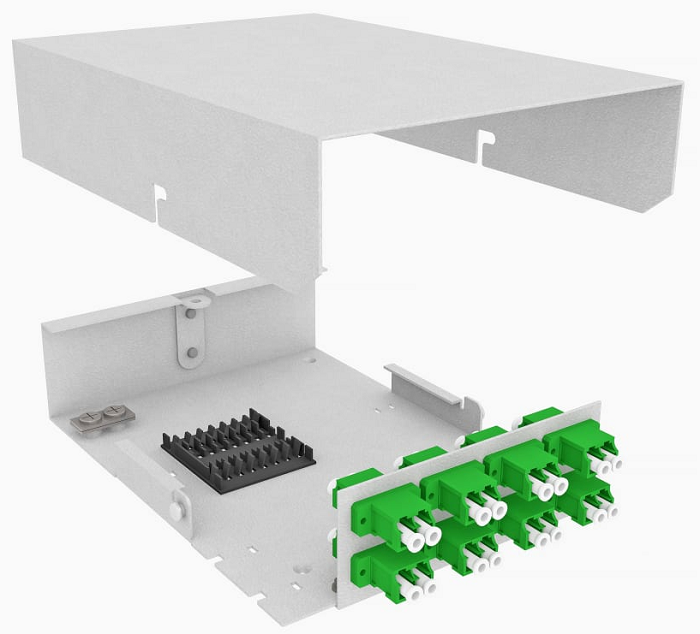 Кросс оптический настенный  TopLAN КРНМ-Top-16LC/A-OS2-GY 649188