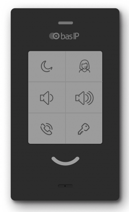 Аудиодомофон  BAS-IP SP-03 BLACK 1009484