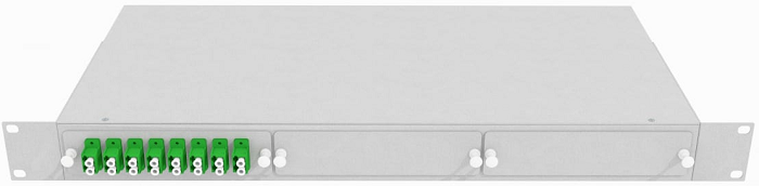 Кросс оптический стоечный  TopLAN КРС-Top-1U-16LC/A-OS2-GY 648995