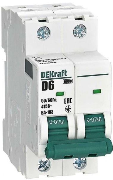 Автоматический выключатель  DEKraft 12349DEK 1148637