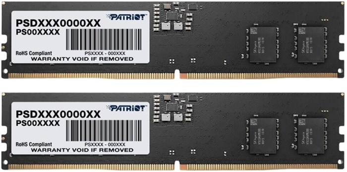 Модуль памяти DDR5 32GB (2*16GB) Patriot Memory PSD532G4800K 948600