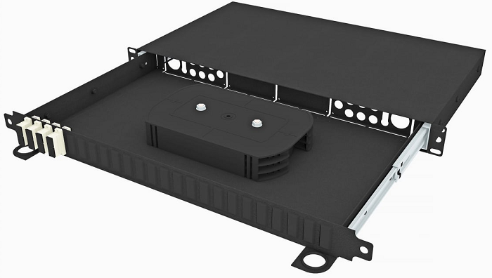 Кросс оптический стоечный  TopLAN КРСв-Top-1U-08LC/U-OM2-BK 763312