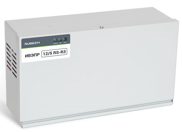 Источник питания  Рубеж ИВЭПР 12/5 RS-R3 2х12 БР 1040740