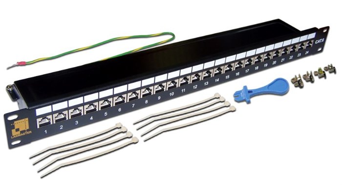 Патч-панель 19" 24xRJ45, FTP, Кат. 6 Lanmaster LAN-PPL24S6 296060