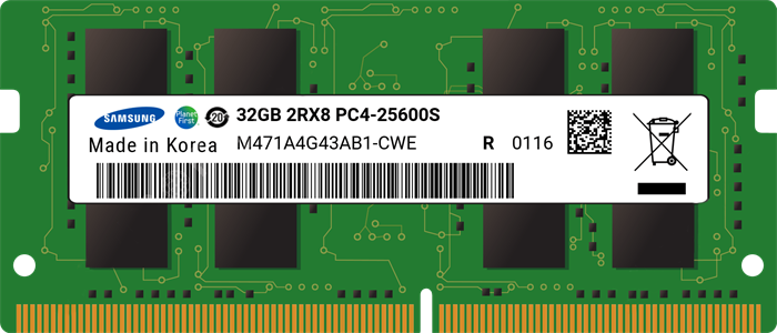 Модуль памяти SODIMM DDR4 32GB Samsung M471A4G43AB1-CWE 765320