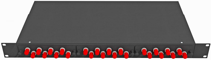 Кросс оптический стоечный  TopLAN КРС-Top-1U-24ST/U-OS2-BK 649025