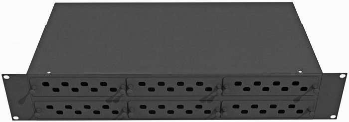 Кросс оптический стоечный  TopLAN КРС-Top-2U-48FC/ST-BK 649063