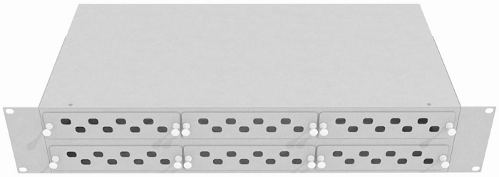 Кросс оптический стоечный  TopLAN КРС-Top-2U-48FC/ST-GY 649062