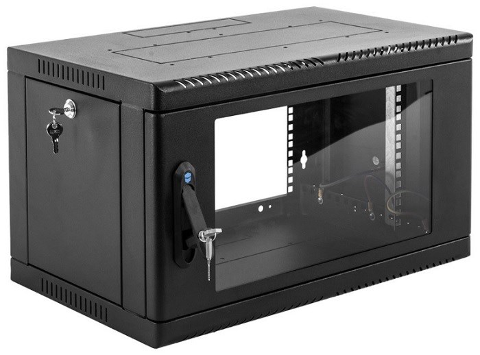 Шкаф настенный 19", 6U ЦМО ШРН-6.350-9005 1138730