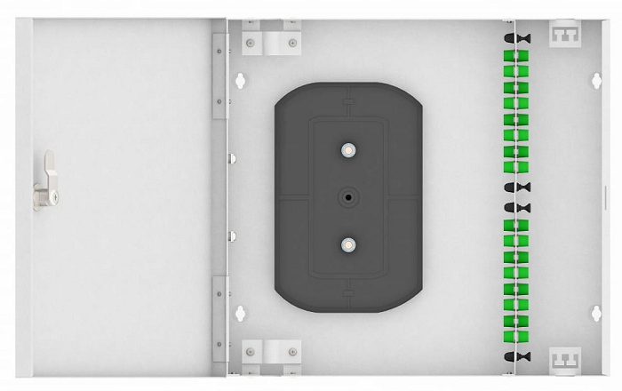 Кросс оптический настенный  TopLAN КРН-Top-16FC/A-OS2-GY 649185