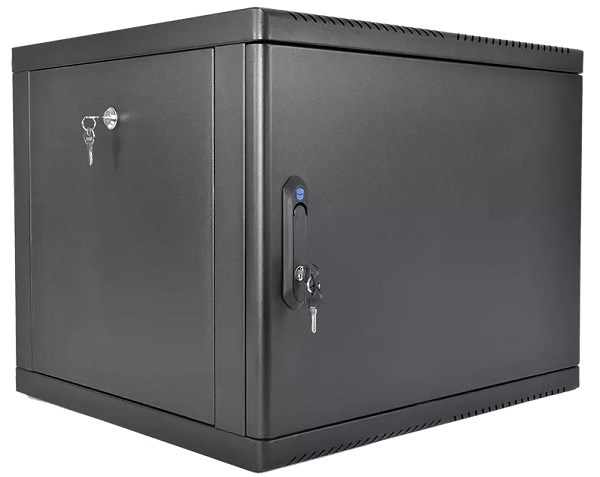 Шкаф настенный 19", 9U ЦМО ШРН-9.650.1-9005 1138743