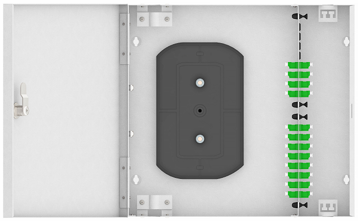 Кросс оптический настенный  TopLAN КРН-Top-24LC/A-OS2-GY 649201
