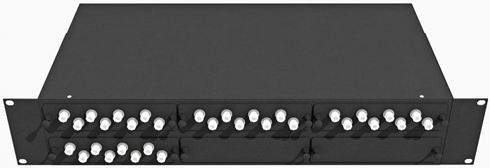 Кросс оптический стоечный  TopLAN КРС-Top-2U-32FC/U-OM2-BK 649030